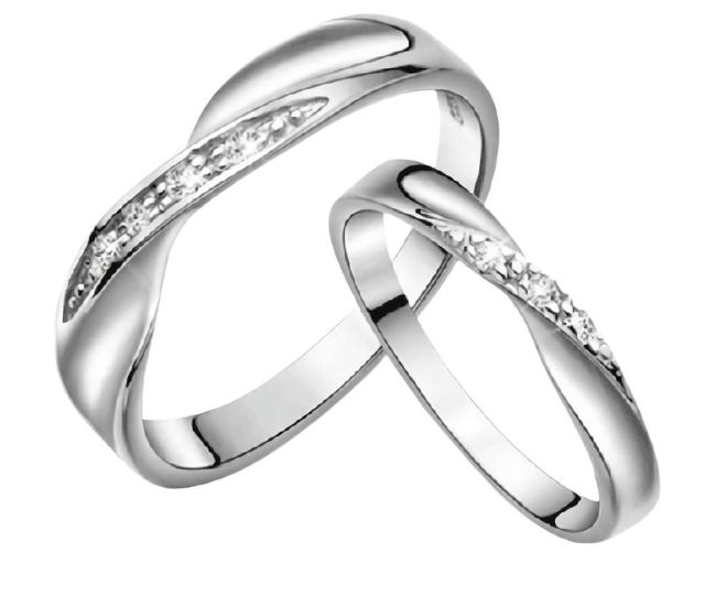 【在庫わずか赤字処理】※婚約指輪 カップル用 3.0ct Czダイヤ 波形 リング 12号/13号 ジルコニア ホワイトゴールド < 女性アクセサリー/時計 【在庫わずか赤字処理】※婚約指輪 カップル用 3.0ct Czダイヤ 波形 リング 12号/13号 ジルコニア ホワイトゴールド < 女性アクセサリー/時計の