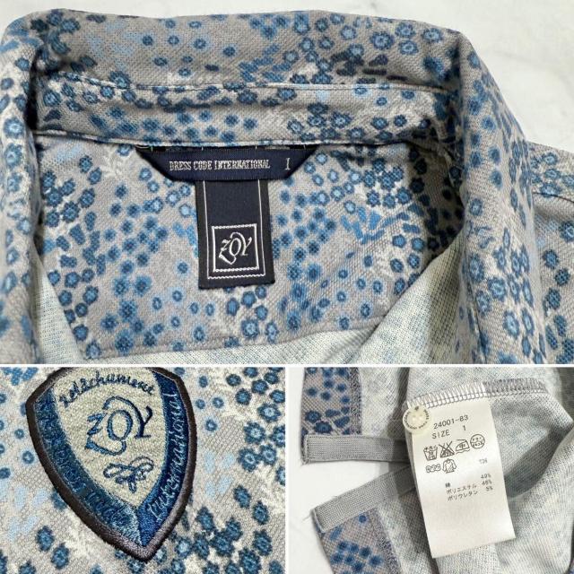 ゾーイZOY メンズ 長袖ポロシャツ#1ブルー < レジャー/スポーツ ゾーイZOY メンズ 長袖ポロシャツ#1ブルー < レジャー/スポーツの