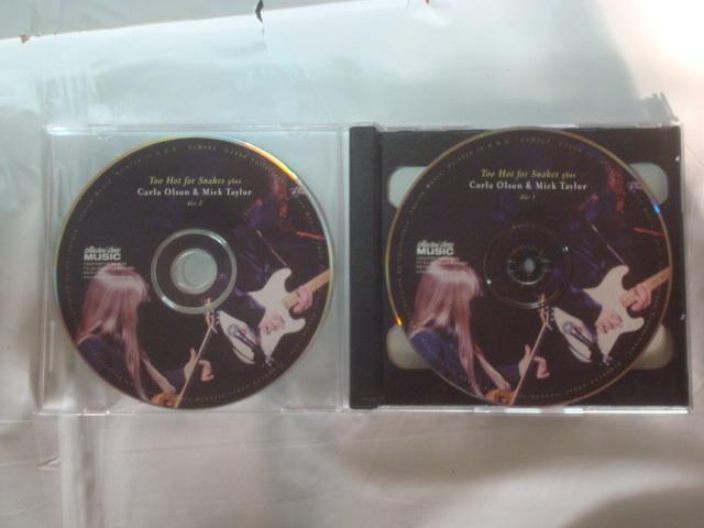 TOO HOT FOR SNAKES plus / Carla Olson & Mick Taylor US2CD  CD/DVD/rfI 