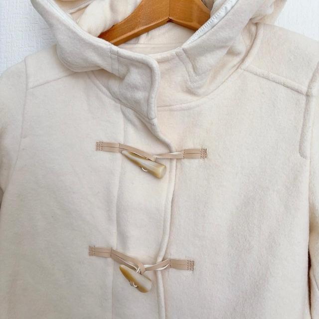 ◆a.v.v/アーベーベー◆定番ダッフルコート★ホワイトS*秋コーデ♪ < ブランド  ◆a.v.v/アーベーベー◆定番ダッフルコート★ホワイトS*秋コーデ♪ < ブランドの