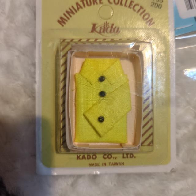 ミニチュア ドールハウス 黄色い衣類 未開封品 < おもちゃ ミニチュア ドールハウス 黄色い衣類 未開封品 < おもちゃの