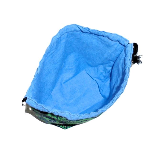 【底マチ幅が広い巾着】◆ヴェラブラッドリー◆【Blue Rhapsody】ブルー < 女性ファッション 【底マチ幅が広い巾着】◆ヴェラブラッドリー◆【Blue Rhapsody】ブルー < 女性ファッションの