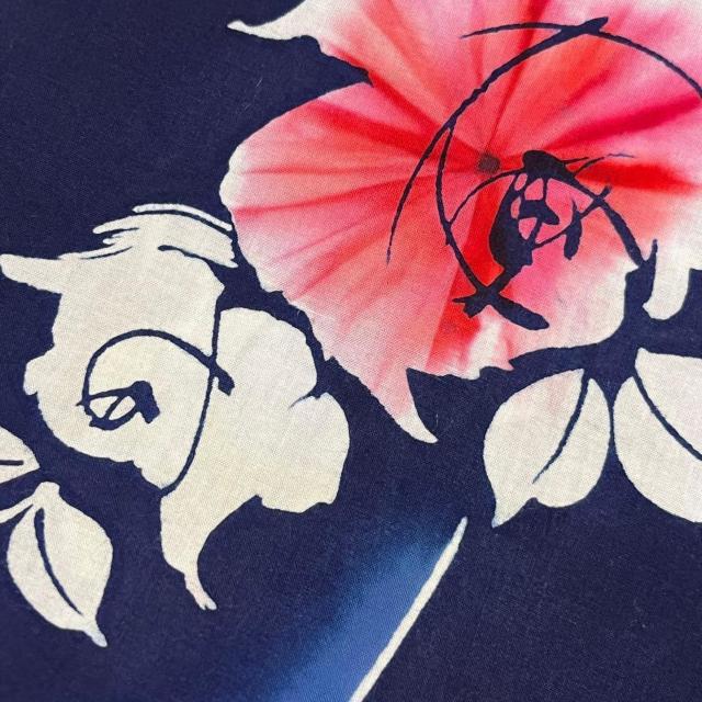 浴衣 反物 濃紺 本染 ばら柄 薔薇 バラ リメイク ハンドメイド 材料向 ゆかた < ペット/手芸/園芸 浴衣 反物 濃紺 本染 ばら柄 薔薇 バラ リメイク ハンドメイド 材料向 ゆかた < ペット/手芸/園芸の