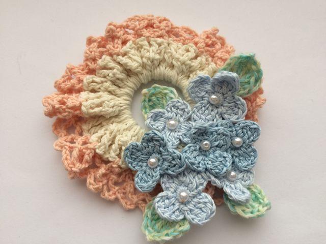 ハンドメイド シュシュ ブルーの爽やか紫陽花♪ ナチュラル お花 < 女性ファッション  ハンドメイド シュシュ ブルーの爽やか紫陽花♪ ナチュラル お花 < 女性ファッションの