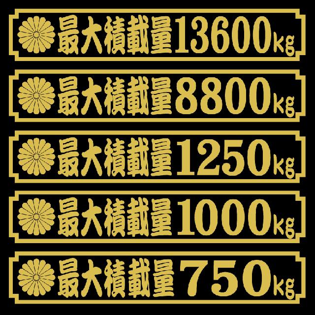 菊紋 最大積載量ステッカー 25センチ かん亭流 < 自動車/バイク 菊紋 最大積載量ステッカー 25センチ かん亭流 < 自動車/バイク