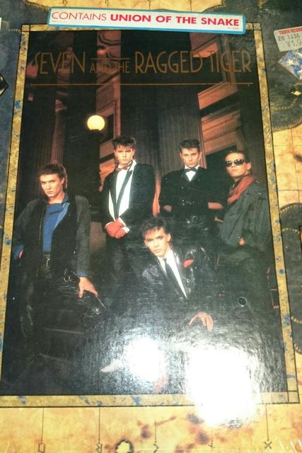 ff DURAN DURAN Seven And The Ragged Tiger LP  CD/DVD/rfI 