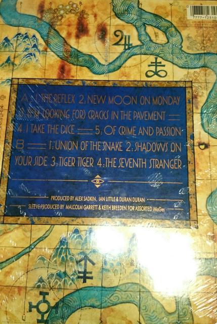 ff DURAN DURAN Seven And The Ragged Tiger LP  CD/DVD/rfI 