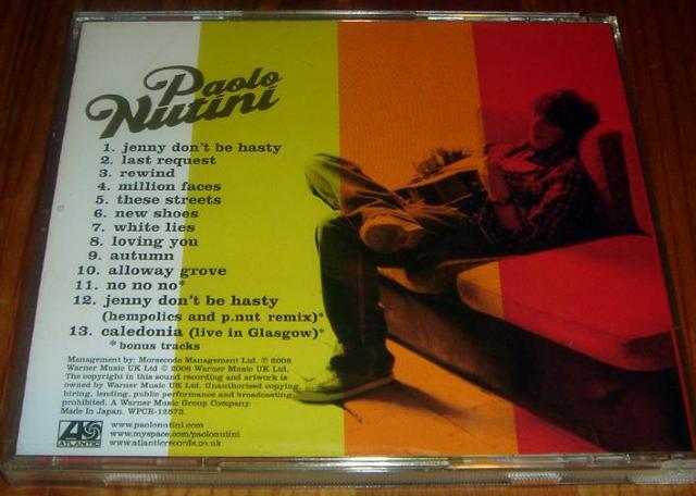 Paolo Nutini パオロ・ヌティーニ - These Streets < CD/DVD/ビデオ  Paolo Nutini パオロ・ヌティーニ - These Streets < CD/DVD/ビデオの