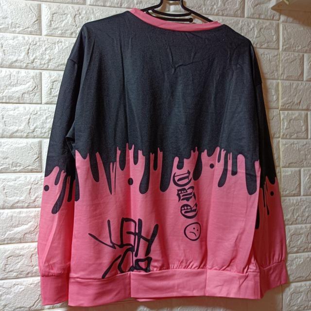 EMERY ROSE★新品★ドロップショルダーフェイスロゴカットソー/L < 女性ファッション  EMERY ROSE★新品★ドロップショルダーフェイスロゴカットソー/L < 女性ファッションの
