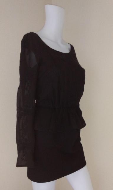 rienda レースワンピース(ブラック) < ブランド  rienda レースワンピース(ブラック) < ブランドの