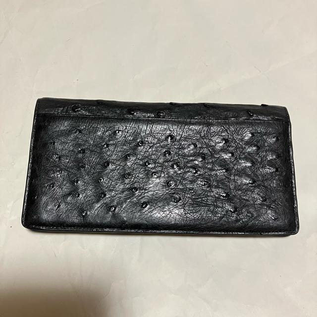 【高品質】【Palazzo / パラッツォ】 オーストリッチ 本革 / 長財布(小銭入れあり) < 男性ファッション  【高品質】【Palazzo / パラッツォ】 オーストリッチ 本革 / 長財布(小銭入れあり) < 男性ファッションの
