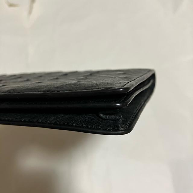 【高品質】【Palazzo / パラッツォ】 オーストリッチ 本革 / 長財布(小銭入れあり) < 男性ファッション  【高品質】【Palazzo / パラッツォ】 オーストリッチ 本革 / 長財布(小銭入れあり) < 男性ファッションの