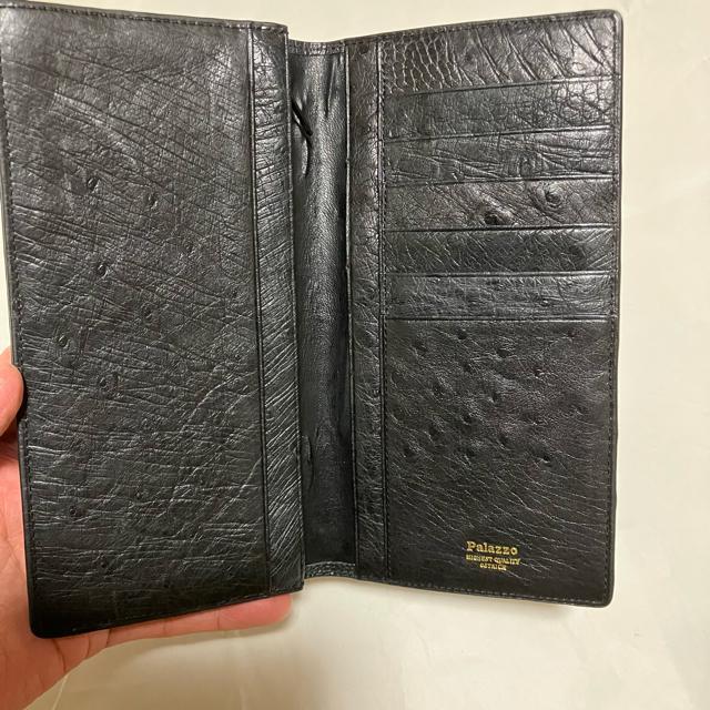 【高品質】【Palazzo / パラッツォ】 オーストリッチ 本革 / 長財布(小銭入れあり) < 男性ファッション  【高品質】【Palazzo / パラッツォ】 オーストリッチ 本革 / 長財布(小銭入れあり) < 男性ファッションの