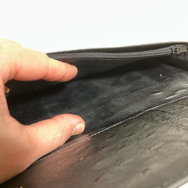 【高品質】【Palazzo / パラッツォ】 オーストリッチ 本革 / 長財布(小銭入れあり) < 男性ファッション  【高品質】【Palazzo / パラッツォ】 オーストリッチ 本革 / 長財布(小銭入れあり) < 男性ファッションの