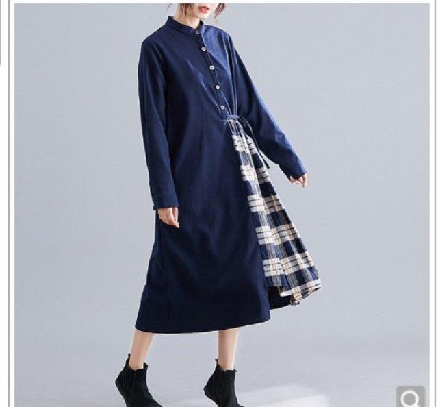 コットンリネン ロングワンピース < 女性ファッション  コットンリネン ロングワンピース < 女性ファッションの