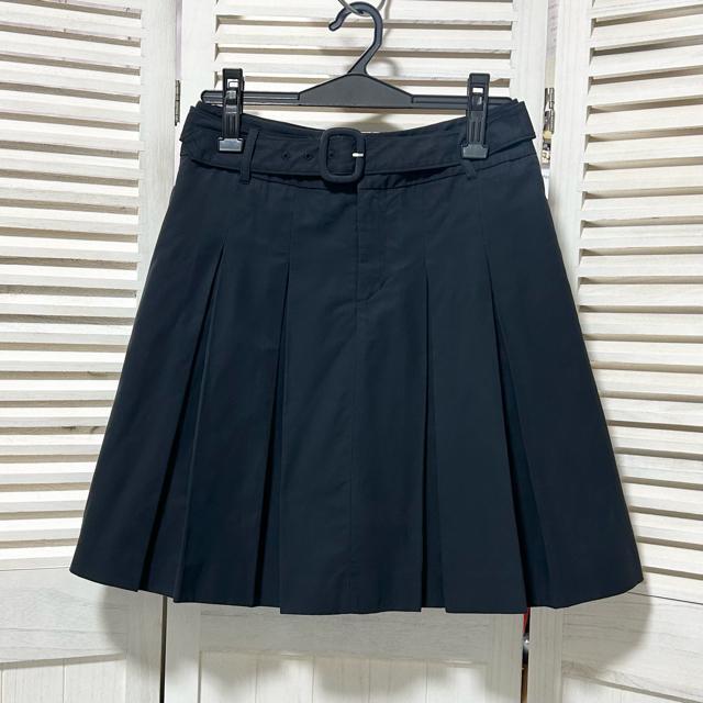 BEAMS HEART ボックスプリーツ スカート ベルト付き サイズ1 < ブランド  BEAMS HEART ボックスプリーツ スカート ベルト付き サイズ1 < ブランドの