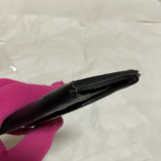 【Denver / デンバー】 オーストリッチ 型押しレザー / ミニ財布 黒 < 女性ファッション 【Denver / デンバー】 オーストリッチ 型押しレザー / ミニ財布 黒 < 女性ファッションの