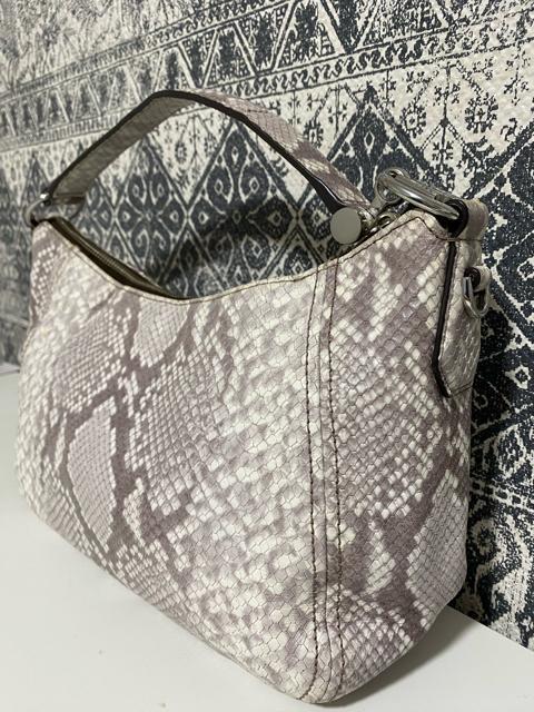 【良品】MICHAEL KORS パイソン 2WAY ワンショルダー グレー < ブランド  【良品】MICHAEL KORS パイソン 2WAY ワンショルダー グレー < ブランドの