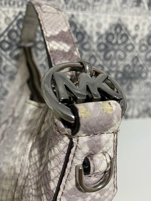 【良品】MICHAEL KORS パイソン 2WAY ワンショルダー グレー < ブランド  【良品】MICHAEL KORS パイソン 2WAY ワンショルダー グレー < ブランドの