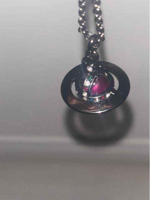 Vivienne Westwood ヴィヴィアン タイニーオーブ ネックレス パープル ブラック < ブランド  Vivienne Westwood ヴィヴィアン タイニーオーブ ネックレス パープル ブラック  < ブランドの