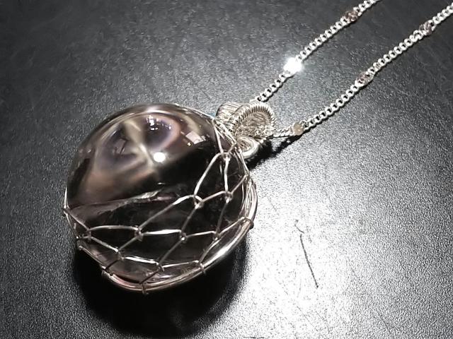 天然石★ヒマラヤ水晶(虹入り)18mm ペンダント < 女性アクセサリー/時計 天然石★ヒマラヤ水晶(虹入り)18mm ペンダント < 女性アクセサリー/時計の