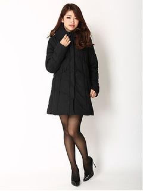 【LIP SERVICE/リップサービス】《New》エレガント★ボリューム襟*中綿コート<黒> < ブランド 【LIP SERVICE/リップサービス】《New》エレガント★ボリューム襟*中綿コート<黒> < ブランドの