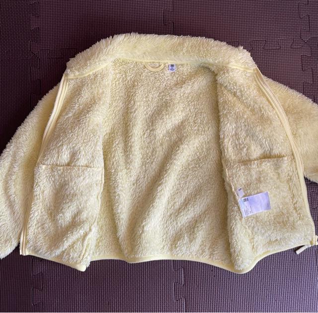UNIQLO ユニクロ KIDS ファーリーフリースフルジップジャケット(長袖)ふわふわの起毛素材 通学 公園 防寒 120サイズ < ブランド  UNIQLO ユニクロ KIDS ファーリーフリースフルジップジャケット(長袖)ふわふわの起毛素材 通学 公園 防寒 120サイズ < ブランドの