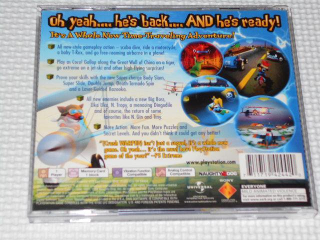 PS★CRASH BANDICOOT WARPED 海外版★箱付・説明書付・ソフト付 < ゲーム本体/ソフト  PS★CRASH BANDICOOT WARPED 海外版★箱付・説明書付・ソフト付 < ゲーム本体/ソフトの