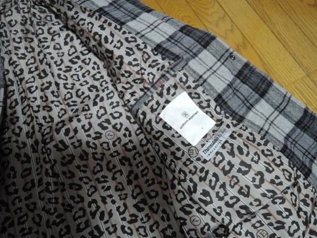 uniform experiment ユニフォームエクスペリメント チェック柄ダッフル パーカー コート 1 Thinsulate < ブランド  uniform experiment ユニフォームエクスペリメント チェック柄ダッフル パーカー コート 1 Thinsulate < ブランドの