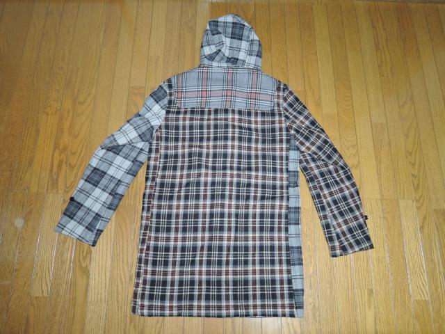 uniform experiment ユニフォームエクスペリメント チェック柄ダッフル パーカー コート 1 Thinsulate < ブランド  uniform experiment ユニフォームエクスペリメント チェック柄ダッフル パーカー コート 1 Thinsulate < ブランドの