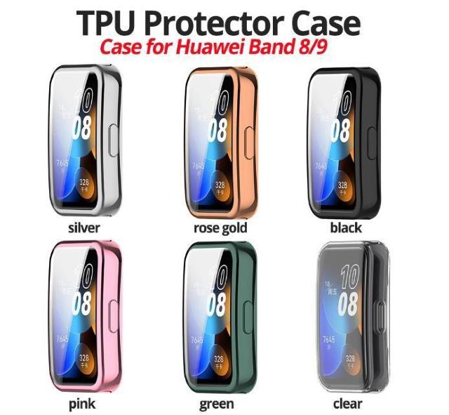 Huawei Band 9 8 Jo[ [YS[h band8 band9 P[X ʕی NA TPU یJo[  Ɠd/AV 