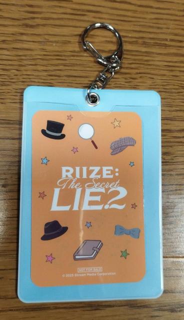 RIIZE: The Secret LIE2 フォトカード キーホルダー ファンミ特典 < タレントグッズ  RIIZE: The Secret LIE2 フォトカード キーホルダー ファンミ特典 < タレントグッズの
