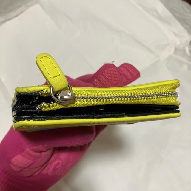 【OP / オーシャンパシフィック】 かわいいパッチ付き 二つ折り財布 イエロー < ブランド 【OP / オーシャンパシフィック】 かわいいパッチ付き 二つ折り財布 イエロー < ブランドの