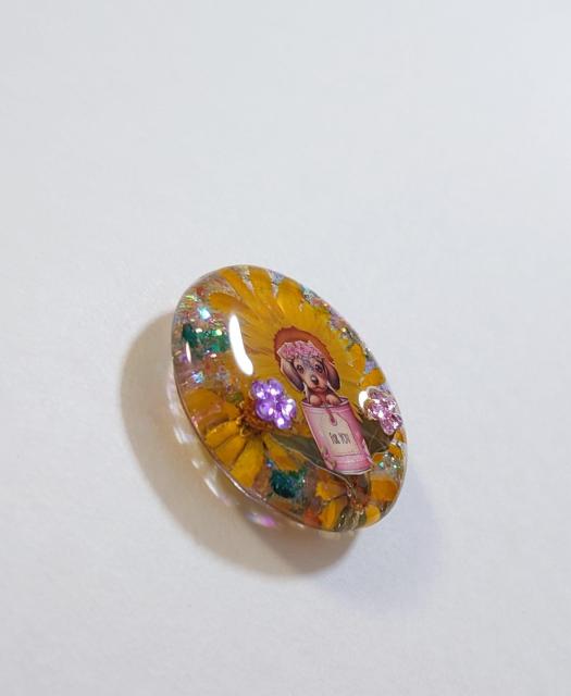 ダックスフンドちゃんドライフラワーレジンアクセサリー☆  ミニチュアダックスフンド   ダックスフンド   ダックスフンドヘアゴム < 女性ファッション  ダックスフンドちゃんドライフラワーレジンアクセサリー☆  ミニチュアダックスフンド   ダックスフンド   ダックスフンドヘアゴム < 女性ファッションの