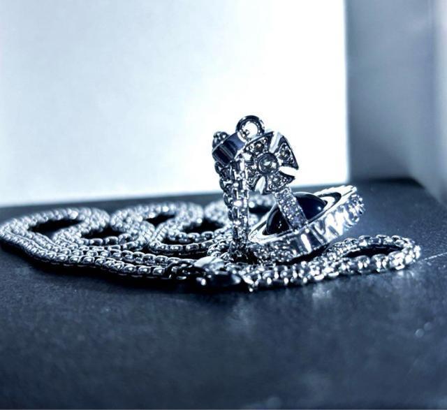 Vivienne Westwood タイニーオーブ ネックレス ブラック < ブランド  Vivienne Westwood タイニーオーブ ネックレス ブラック  < ブランドの