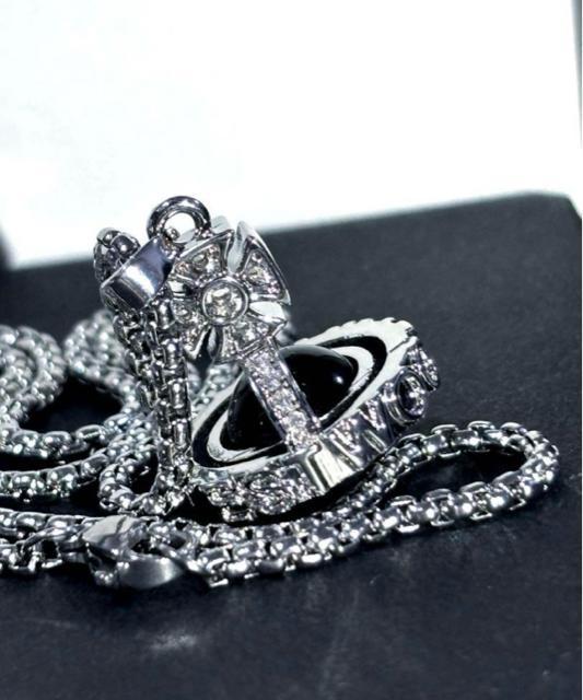 Vivienne Westwood タイニーオーブ ネックレス ブラック < ブランド  Vivienne Westwood タイニーオーブ ネックレス ブラック < ブランドの