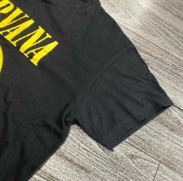 NIRVANA �j���o�[�i�@�����@T�V���c�@�u���b�N�@�R�b�g��100%�@���f�B�[�X �T�C�YXS�@�g��150�p �� �����t�@�b�V������ 