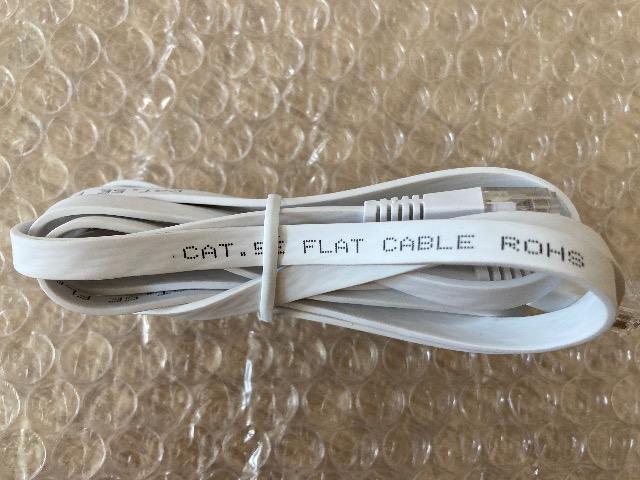 LAN�P�[�u�� CAT5E �t���b�g�P�[�u�� 1.5m  �� PC�{��/���Ӌ@��� 