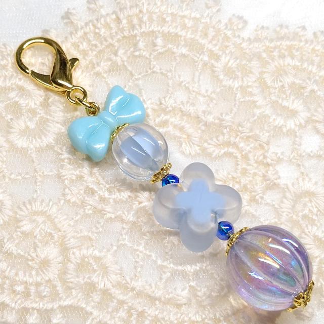 ハンドメイド☆少し大きめカニカン☆ビーズチャーム < 女性ファッション ハンドメイド☆少し大きめカニカン☆ビーズチャーム < 女性ファッションの