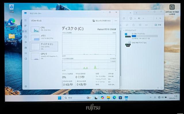 �m�[�gPC LIFEBOOK Corei5 ������8GB SSD256GB Web�J���� DVD Windows11 Office �� PC�{��/���Ӌ@��� 