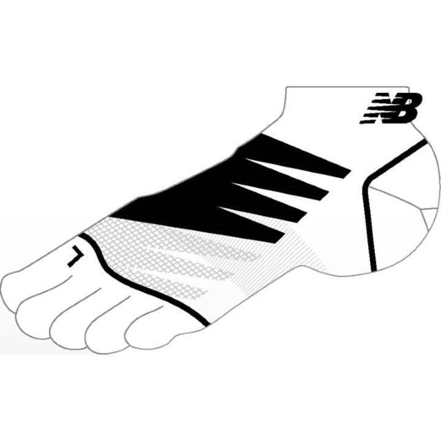 �V�i New Balance �j���[�o�����X �����j���O 5�{�w �\�b�N�X M 23�`25cm �E�H�[�L���O �C���V���[�g�\�b�N�X  �� �u�����h�� 