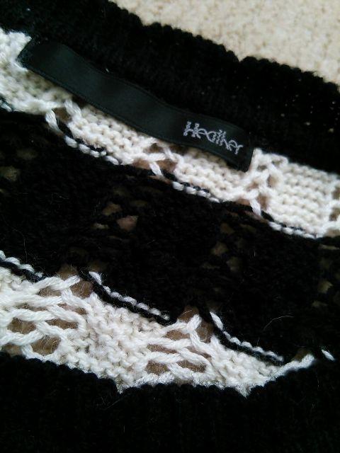 Heather◆ヘザー◆ボーダー◆ざっくりニット◆フリーサイズ◆新品◆ < ブランド  Heather◆ヘザー◆ボーダー◆ざっくりニット◆フリーサイズ◆新品◆ < ブランドの