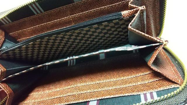 格安 紳士用リッチオシャレな長財布 茶×金 < 男性ファッション 格安 紳士用リッチオシャレな長財布 茶×金 < 男性ファッションの