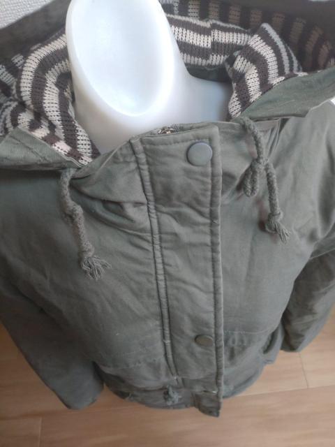 大きいサイズLL カーキ色ジャケット 写真より実物濃いめ < 女性ファッション  大きいサイズLL カーキ色ジャケット 写真より実物濃いめ < 女性ファッションの