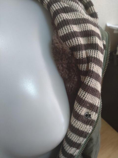 大きいサイズLL カーキ色ジャケット 写真より実物濃いめ < 女性ファッション  大きいサイズLL カーキ色ジャケット 写真より実物濃いめ < 女性ファッションの