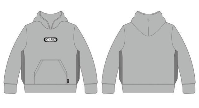 DELTADECK LOGO HOODIE"SPIDER"  jt@bV 