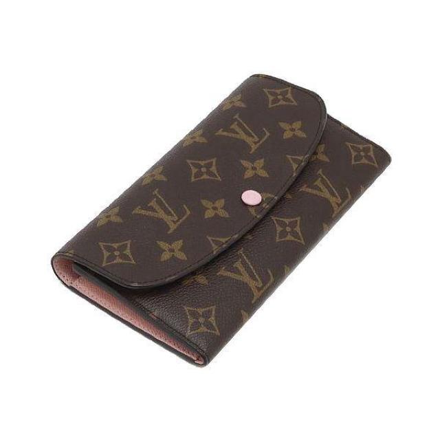 ◆ 本物 美品 ◆ LV ルイヴィトン モノグラム ポルトフォイユエミリー 2つ折り 長財布 ピンク 財布 箱 人気 M61289 < ブランド  ◆ 本物 美品 ◆ LV ルイヴィトン モノグラム ポルトフォイユエミリー 2つ折り 長財布 ピンク 財布 箱 人気 M61289 < ブランドの