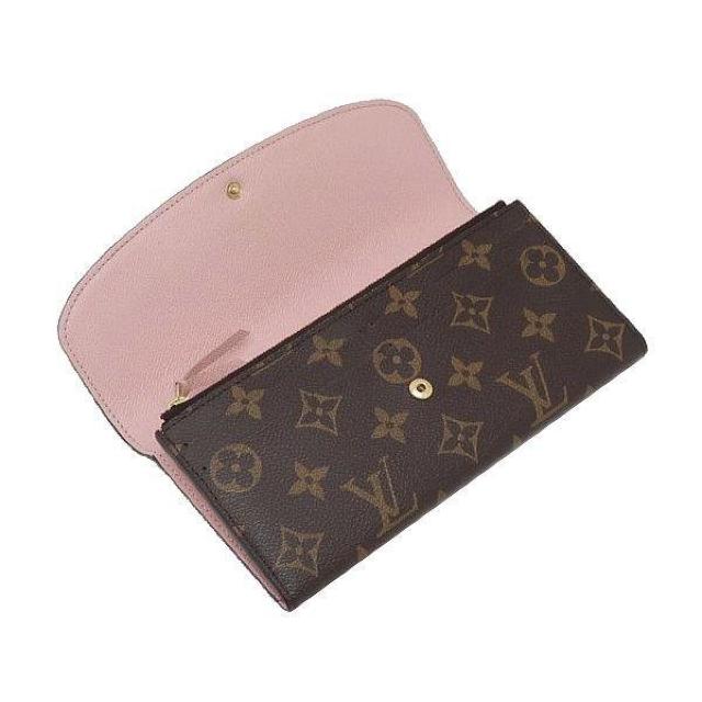 ◆ 本物 美品 ◆ LV ルイヴィトン モノグラム ポルトフォイユエミリー 2つ折り 長財布 ピンク 財布 箱 人気 M61289 < ブランド  ◆ 本物 美品 ◆ LV ルイヴィトン モノグラム ポルトフォイユエミリー 2つ折り 長財布 ピンク 財布 箱 人気 M61289 < ブランドの