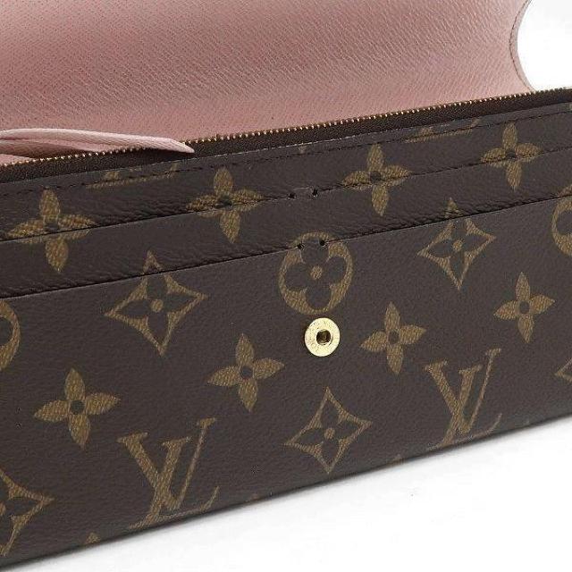 ◆ 本物 美品 ◆ LV ルイヴィトン モノグラム ポルトフォイユエミリー 2つ折り 長財布 ピンク 財布 箱 人気 M61289 < ブランド  ◆ 本物 美品 ◆ LV ルイヴィトン モノグラム ポルトフォイユエミリー 2つ折り 長財布 ピンク 財布 箱 人気 M61289 < ブランドの