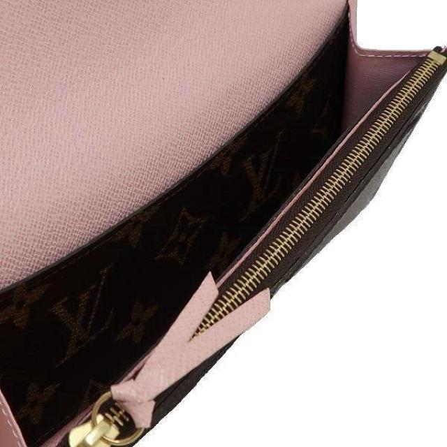 ◆ 本物 美品 ◆ LV ルイヴィトン モノグラム ポルトフォイユエミリー 2つ折り 長財布 ピンク 財布 箱 人気 M61289 < ブランド  ◆ 本物 美品 ◆ LV ルイヴィトン モノグラム ポルトフォイユエミリー 2つ折り 長財布 ピンク 財布 箱 人気 M61289 < ブランドの